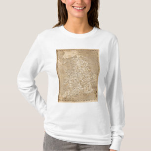 Camiseta Mapa de Inglaterra, País de Gales por Arrowsmith