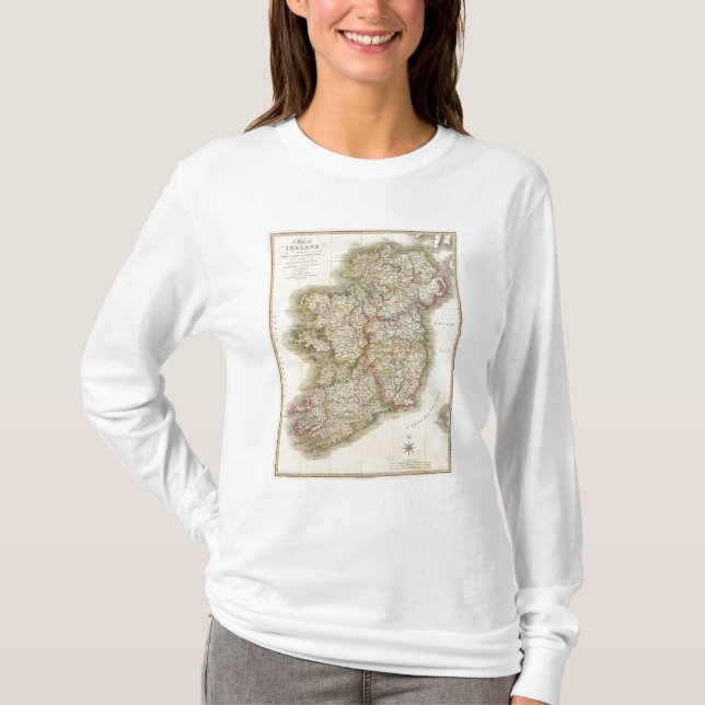 Camiseta Mapa de Irlanda (Anverso)