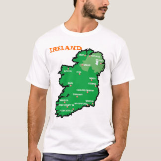 Camiseta Mapa de Irlanda