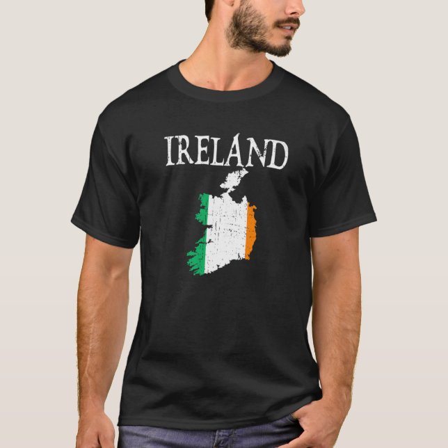 Camiseta Mapa de Irlanda (Anverso)