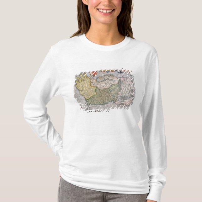 Camiseta Mapa de Irlanda (Anverso)