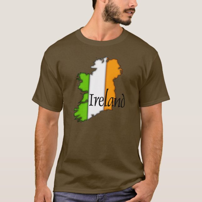 Camiseta Mapa de Irlanda (Anverso)