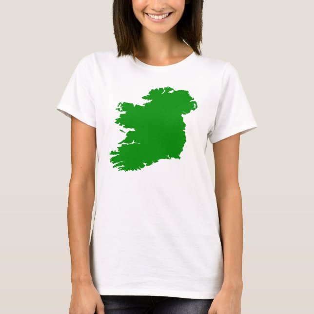 Camiseta Mapa de Irlanda (Anverso)