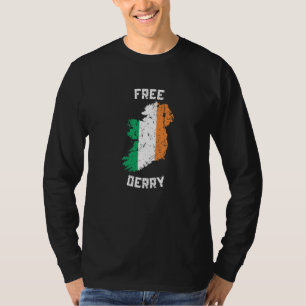 Camiseta Mapa de Irlanda de Derry gratis