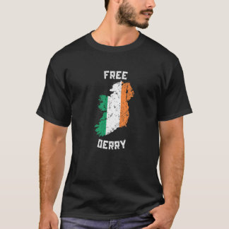 Camiseta Mapa de Irlanda de Derry gratis