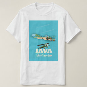 Camiseta Mapa de Java indonesia