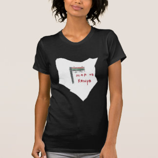 Camiseta Mapa de Kenia