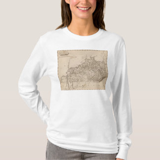 Camiseta Mapa de Kentucky por Arrowsmith
