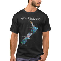MAPA DE KIWI DE NUEVA ZELANDIA