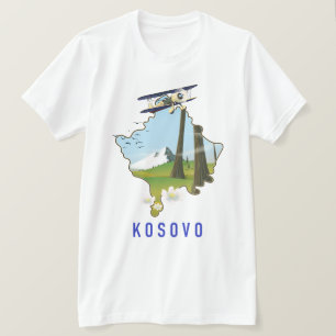 Camiseta Mapa de Kosovo