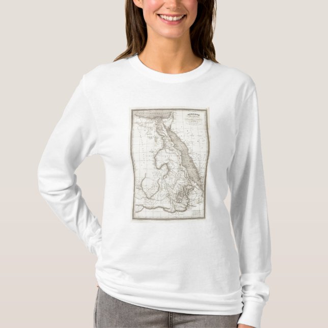 Camiseta Mapa de la África del Este (Anverso)