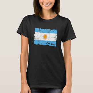 Camiseta Mapa de la bandera de Argentina y recuerdo de la b