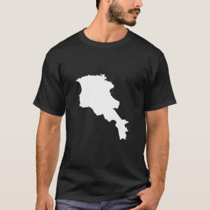 Camiseta Mapa de la bandera de Armenia - Armenia