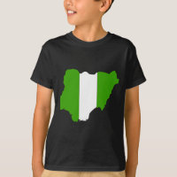 Mapa de la bandera de Nigeria