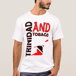 Camiseta Mapa de la bandera de Trinidad and Tobago