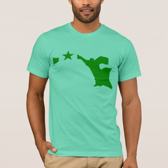 Camiseta Mapa de la bandera del esperanto