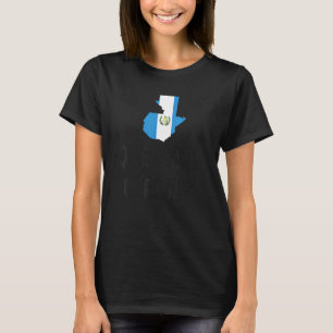 Camiseta Mapa de la bandera guatemalteca Capilla de Guatema