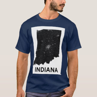 Camiseta Mapa de la calle de Indiana