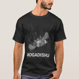 Camiseta Mapa de la ciudad de Mogadishu (GRAN IMPRESIÓN)