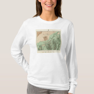 Camiseta mapa de la clasificación de tierra 32C