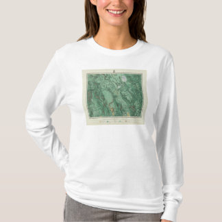 Camiseta Mapa de la clasificación de tierra de Idaho