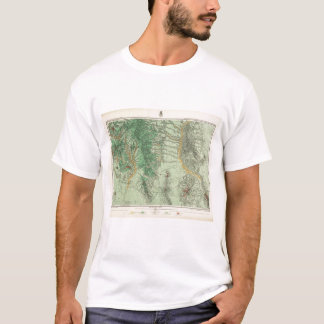 Camiseta Mapa de la clasificación de tierra de New México