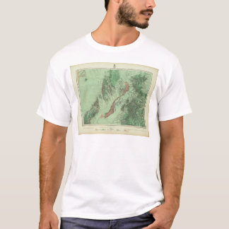 Camiseta Mapa de la clasificación de tierra de New México