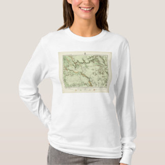 Camiseta Mapa de la clasificación de tierra de New México
