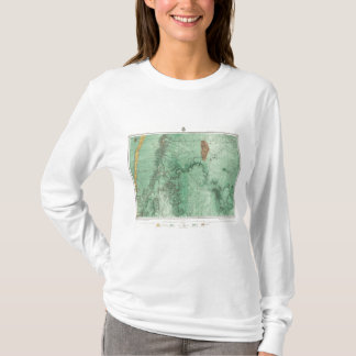Camiseta Mapa de la clasificación de tierra de New México