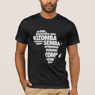 Camiseta Mapa de la danza africana