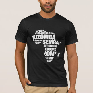 Camiseta Mapa de la danza africana