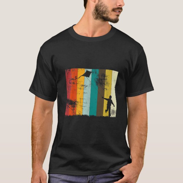 Camiseta Mapa de la dirección de la Kite Fly Kite (Anverso)