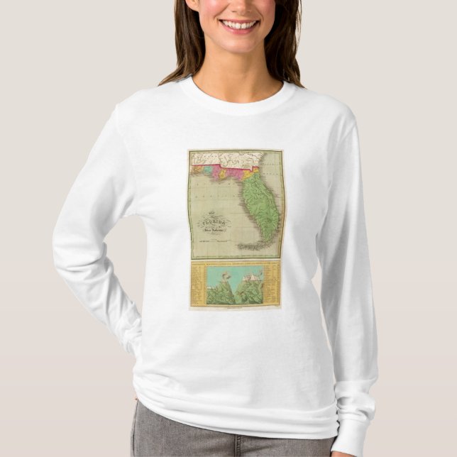 Camiseta Mapa de la Florida (Anverso)