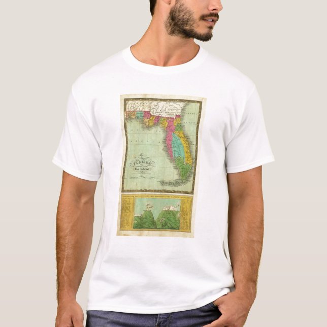 Camiseta Mapa de la Florida (Anverso)