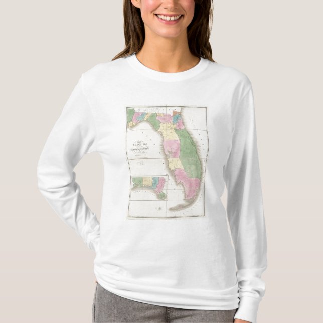 Camiseta Mapa de la Florida 2 (Anverso)