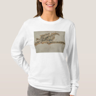 Camiseta Mapa de la isla de Santo Domingo