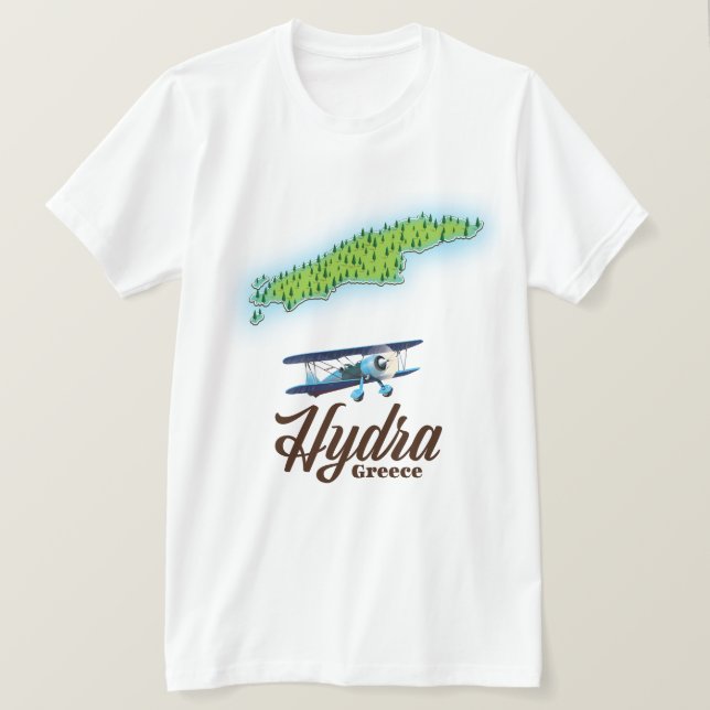 Camiseta Mapa de la isla de Skyros Grecia (Anverso del diseño)