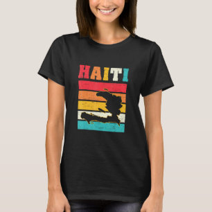 Camiseta Mapa de la isla del Orgullo Haitiano para una band