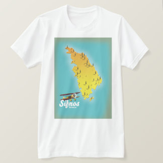 Camiseta mapa de la isla griega de Samos