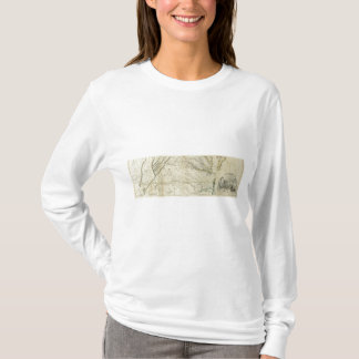 Camiseta Mapa de la parte habitada de Virginia