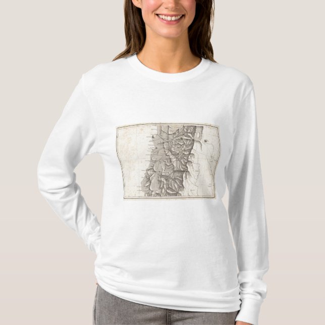 Camiseta Mapa de la República de Chile 3 (Anverso)
