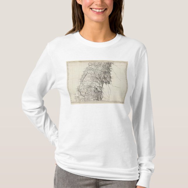 Camiseta Mapa de la República de Chile 6 (Anverso)