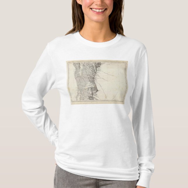 Camiseta Mapa de la República de Chile 7 (Anverso)