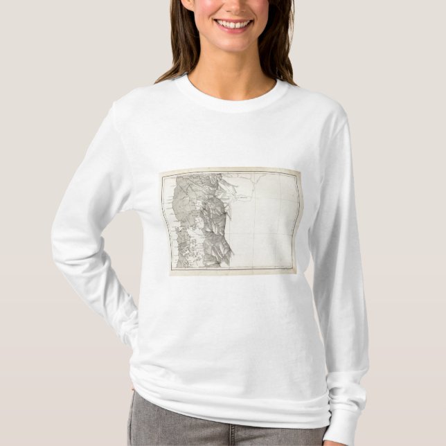 Camiseta Mapa de la República de Chile 8 (Anverso)