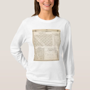 Camiseta Mapa de la sección de T16S R24E el condado de