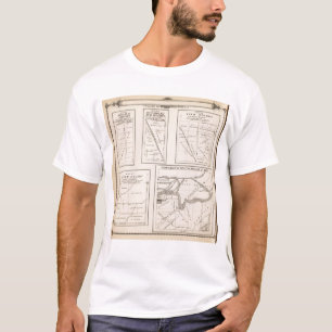 Camiseta Mapa de la sección de T17S R21E el condado de