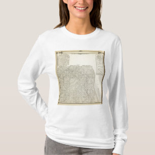 Camiseta Mapa de la sección de T1820S R3236E el condado de