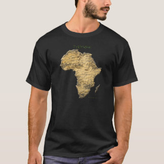 Camiseta Mapa de la serie de ÁFRICA