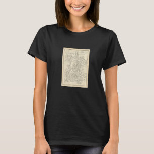 Camiseta Mapa de Laconia Nh Vintage 1892