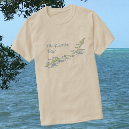 Camiseta Mapa de las teclas de Florida
